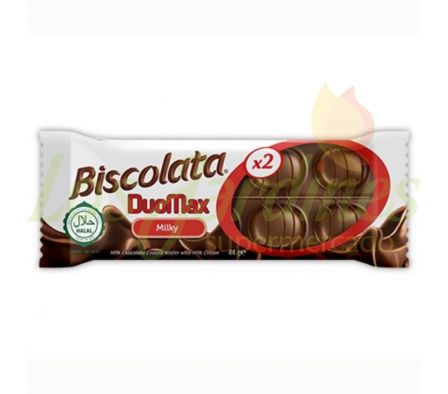 CHOCOLATE BISCOLATA DUO MAX CHOCOLATE 44 GR