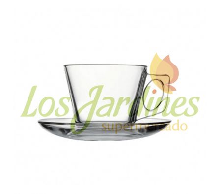 TAZA DE TE C/PLATO PASABACHE 220 ML RF.55251/6