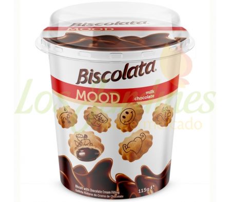 CHOCOLATE BISCOLATA MOOD RELL CHOCOLATE POTE 115 G