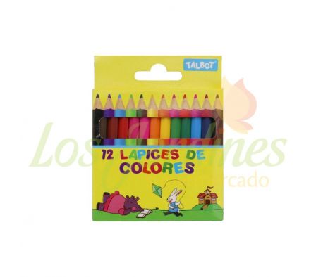 LAPICES DE COLORES CORTOS 12 COLORES