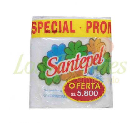 PACK SERVILLETAS SANTEPEL 24X22