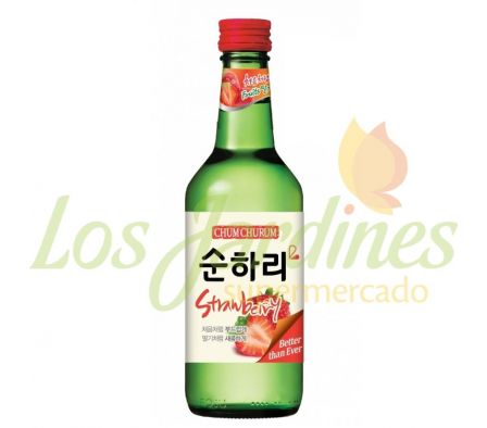 SOJU LOTTE CHUMCHURUM FRUTILLA 360 ML