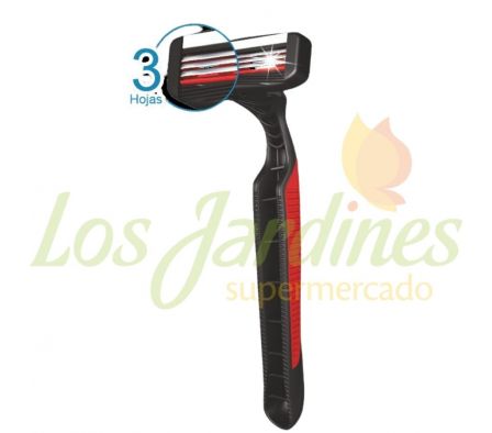 AFEITADOR DORCO PACE 3H BLISTER ROJO