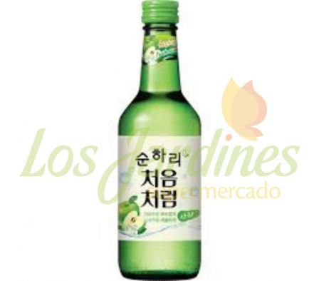 SOJU LOTTE CHUMCHURUM MANZANA 360 ML