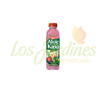 AGUA SABORIZADA OKF ALOE VERA DURAZNO 500ML