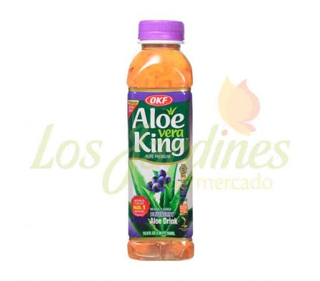AGUA ALOE VERA KING ARANDANO AZUL OKF 500 ML.