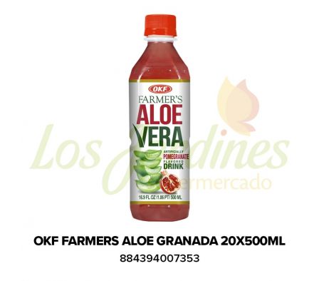 JUGO OKF FARMERS ALOE GRANADA 500ML
