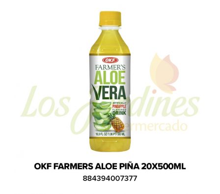 JUGO OKF FARMERS ALOE PIÑA 500ML