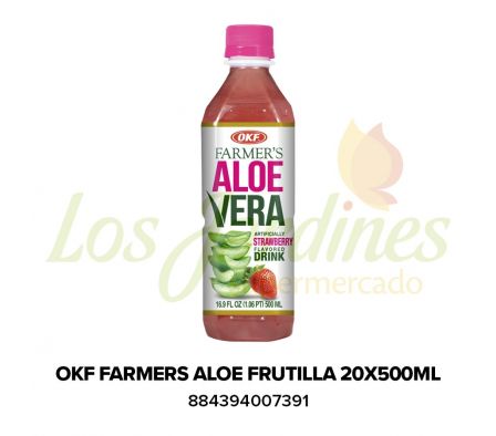 BEBIDA C/ ALOE OKF F. FRUTILLA UND 500ML