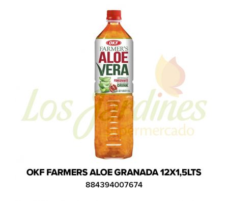 JUGO OKF FARMERS ALOE GRANADA 1,5LTS