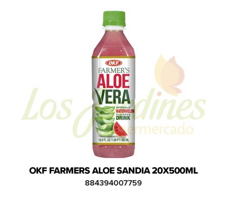 JUGO OKF FARMERS ALOE SANDIA 500 ML