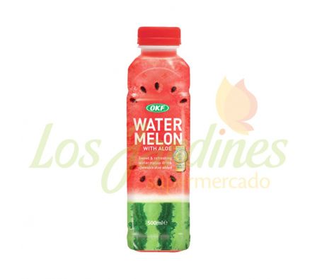 BEBIDA CON ALOE SANDIA OKF 500 ML