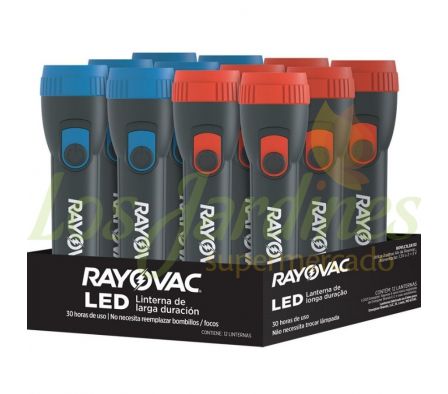 LINTERNA RAYOVAC 2AA LED