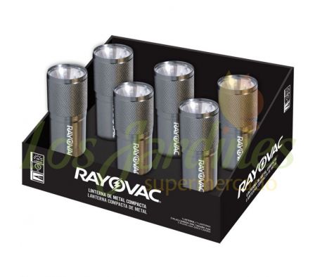 LINTERNA METALICA RAYOVAC 3AAA LED
