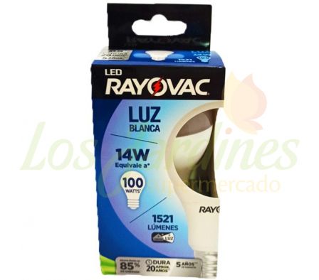 FOCOS RAYOVAC LED BLANCA 14W