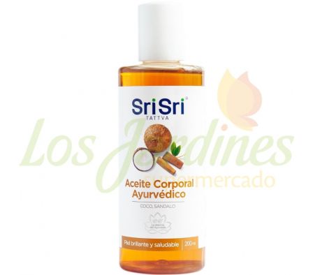 ACEITE CORPORAL SRI SRI AYURVEDICO 200ML