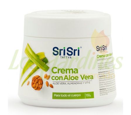 CREMA CORPORAL SRI SRI ALOE VERA Y VITAMINA E