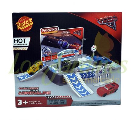 SET DE AUTOS CARS CON PISTA LP-J23072