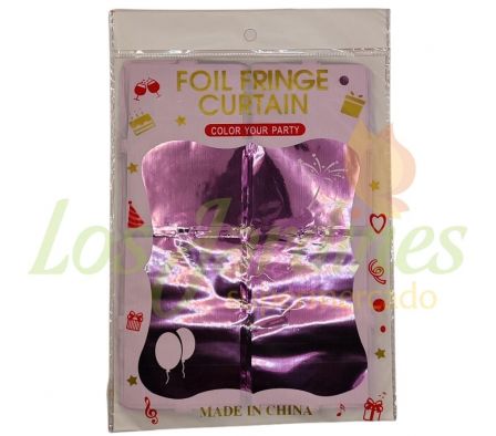 CORTINA SHIMMER ROSA 1x2M