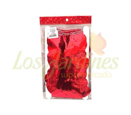 CORTINA METALIZADA CORAZÓN