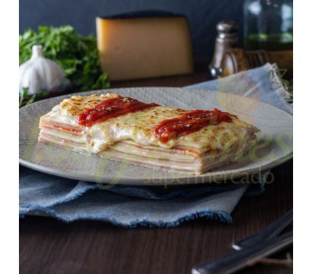 LASAGNA DE JAMON Y QUESO X KG