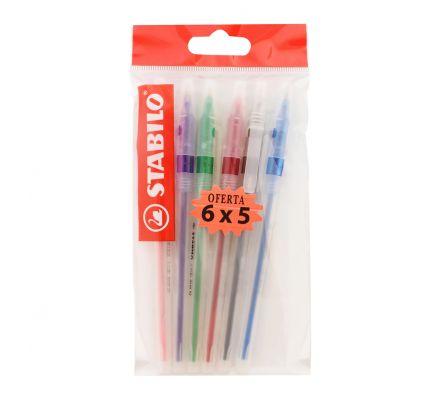 BOLIGRAFO LINER 808 M BL X 5 + 1 GRATIS