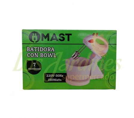 BATIDORA CON BOWL DE 7 VEL. MAST REF. 50000349