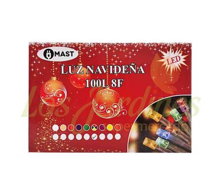 LUZ NAVIDEÑA 100L LED 5M MULTICOLOR