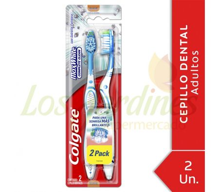 CEPILLO DENTAL MAX WHITE MEDIO 2X1--