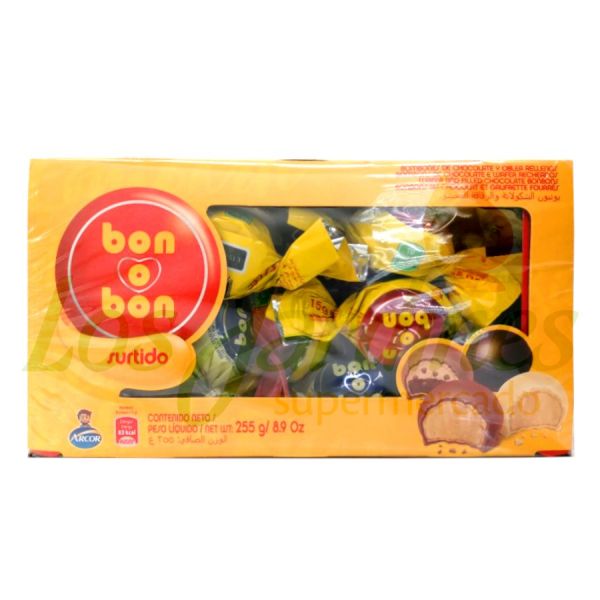 Bon o Bon Bombón Surtido, 255 g / 8.99 oz (caja con 17 unidades)