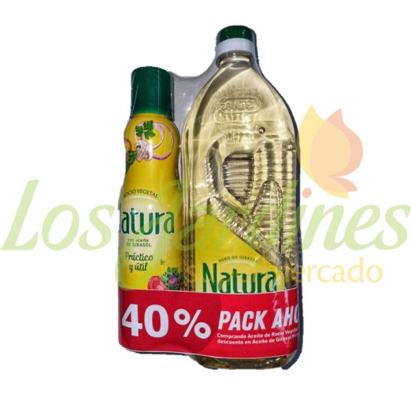 PACK ACEITE DE ROCIO NATURA 120G+ACEITE GIRASOL900