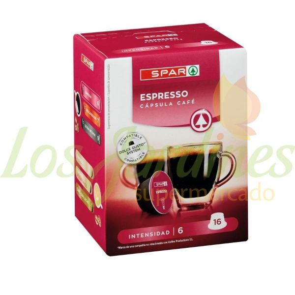 CAFE CAPSULAS SPAR EXPRESO 16U (DOLCE GUSTO)